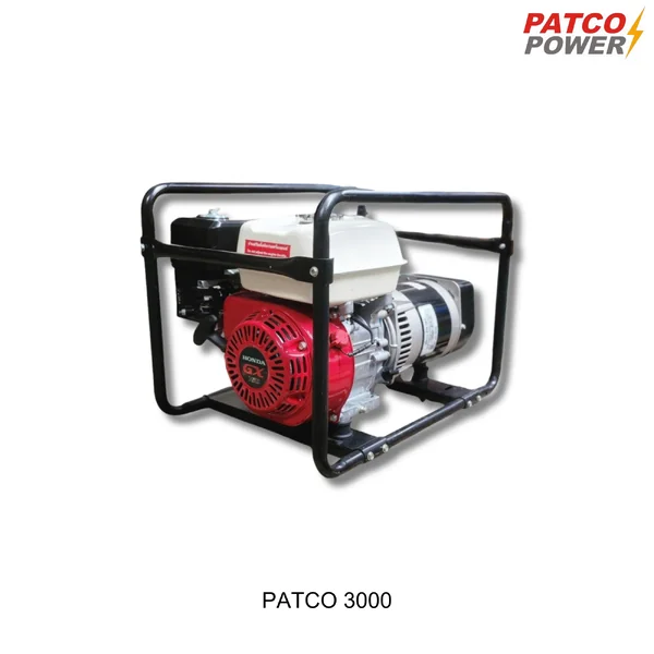 เครื่องกำเนิดไฟฟ้าเบนซิน PATCO-3000 3.0 KVA Gasoline Generator 3.0 KVA.