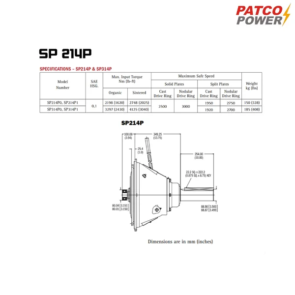 TWIN DISC POWER TAKE OFFS MODEL SP 214P image 2 TWIN DISC POWER TAKE OFFS MODEL SP 214P image 2