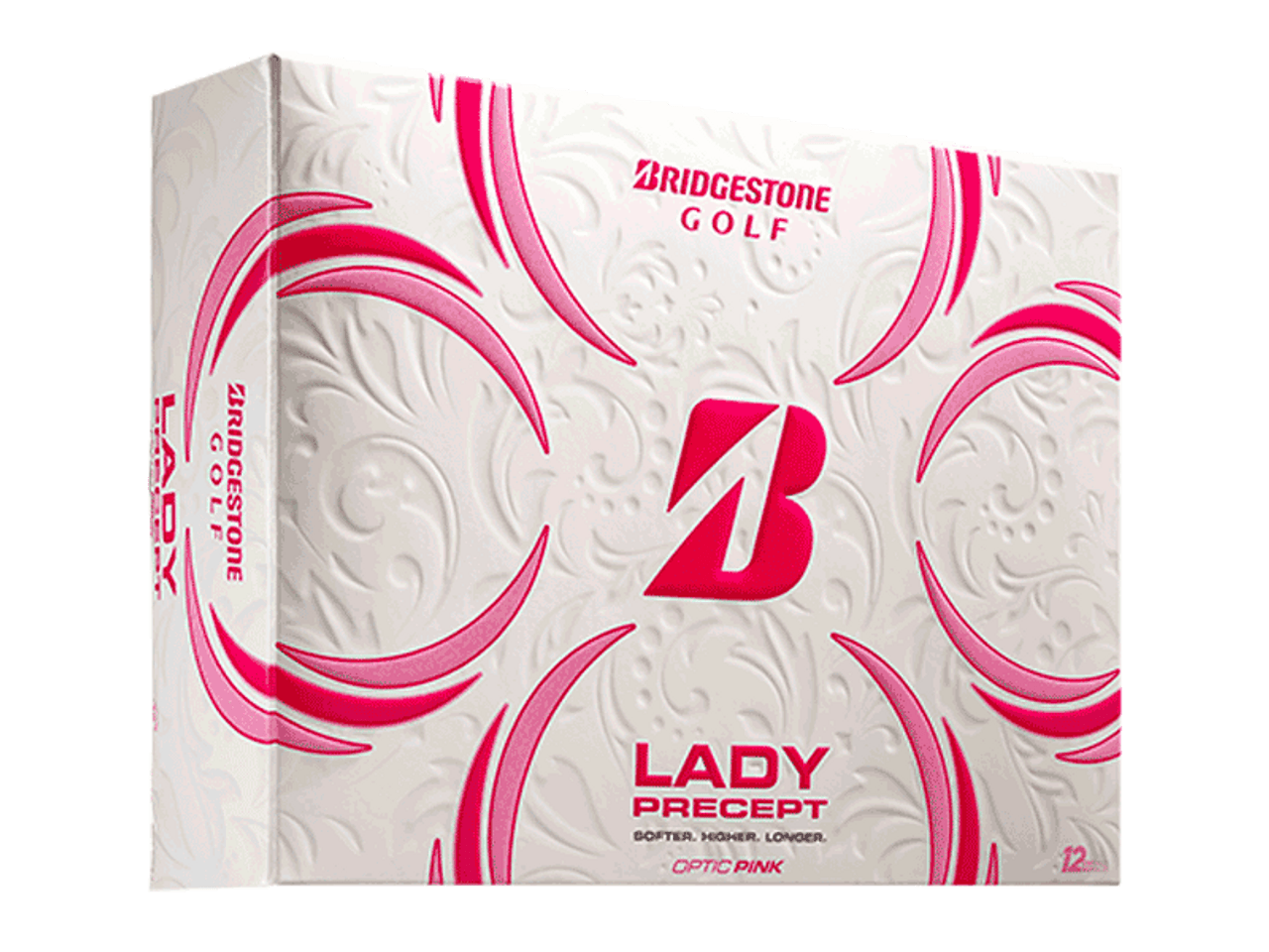 ลูกกอล์ฟ Bridgestone Lady Precept Pink (ซื้อ 2 แถม 1)