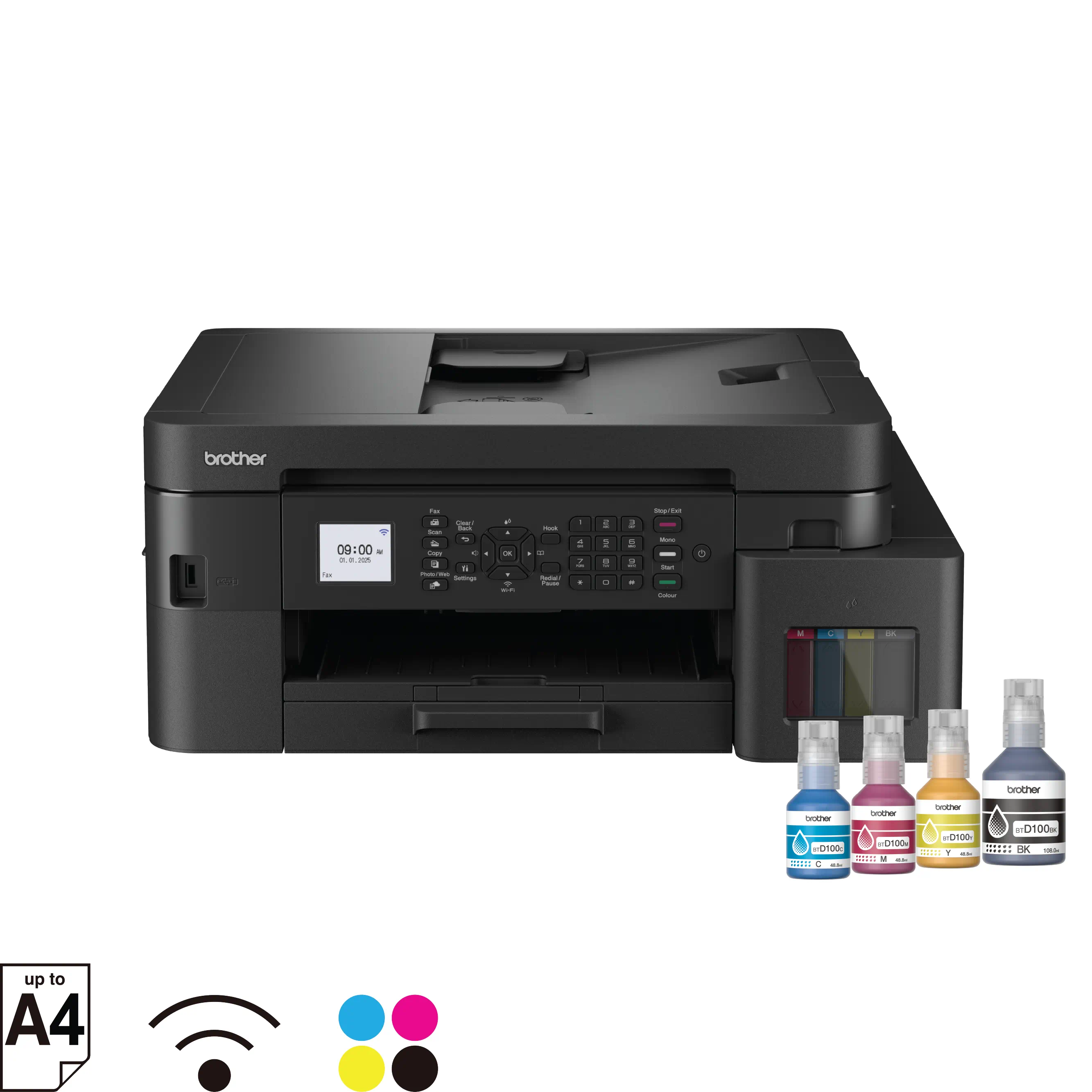 เครื่องปริ้นเตอร์มัลติฟังก์ชั่น เครื่องพิมพ์ BROTHER MFC-T930DW + INK TANK